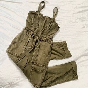 Free People Cargo Jumpsuit